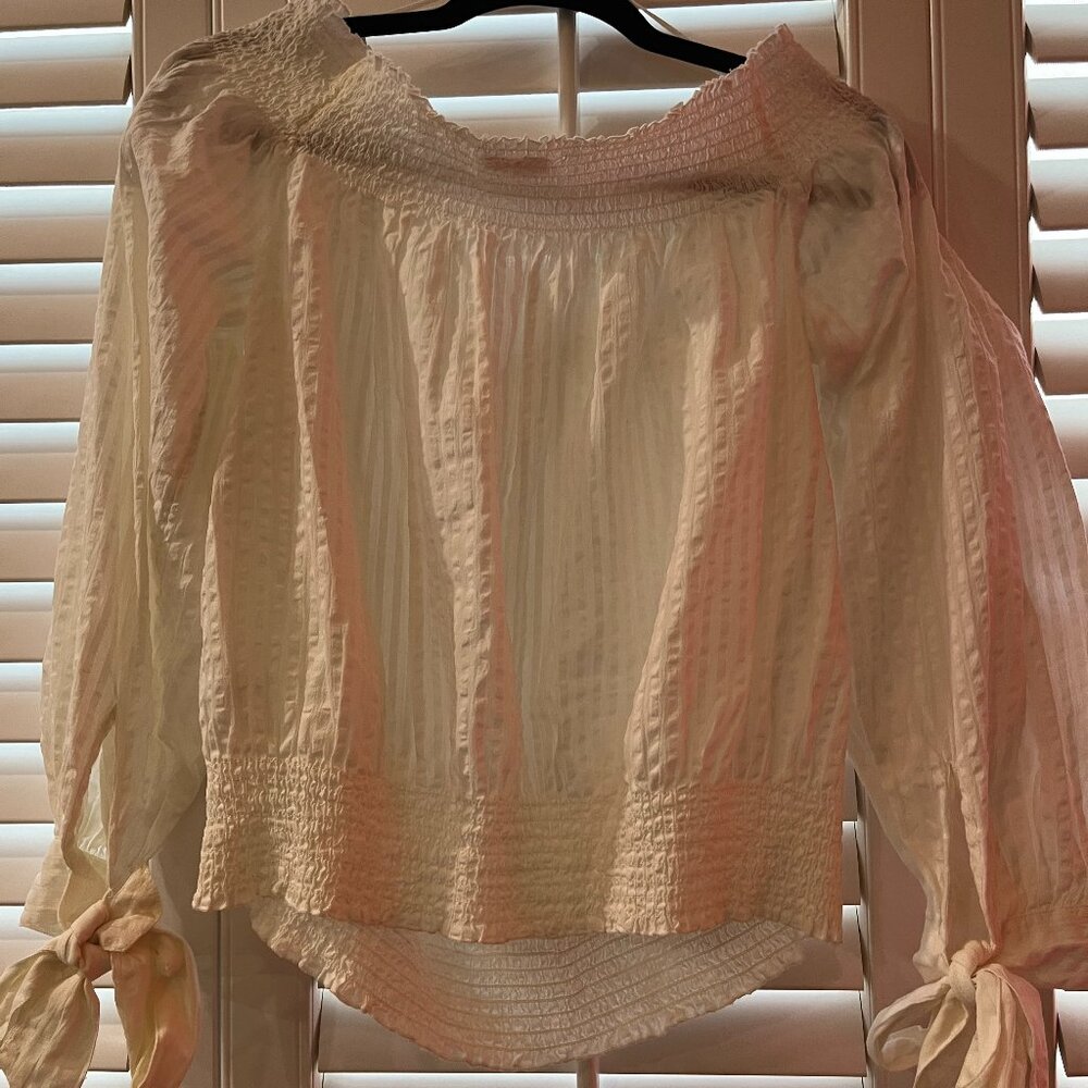 Womens white blouse size large